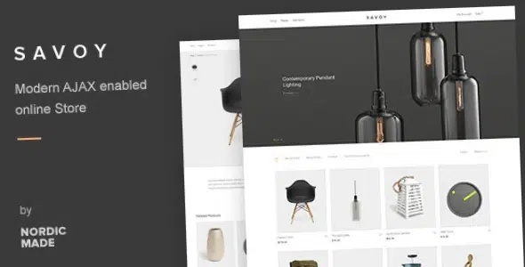 Savoy Minimalist AJAX WooCommerce Theme