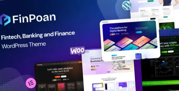 FinPoan Fintech Banking and Finance WordPress Theme