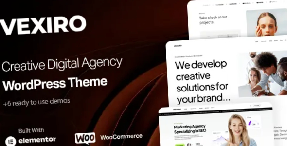 Vexiro Creative Digital Agency Portfolio Theme
