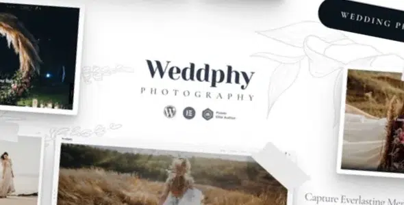 Weddphy Wedding Photography WordPress Theme